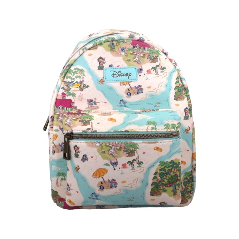 Loungefly Disney Lilo & Stitch Island Map Mini Backpack